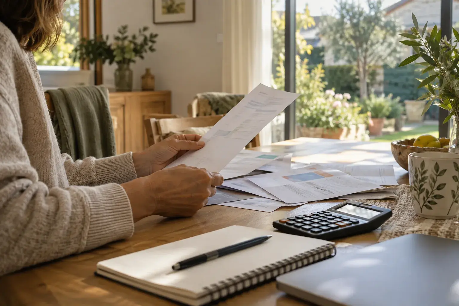 Devis et documents de budget pour des travaux de chauffage