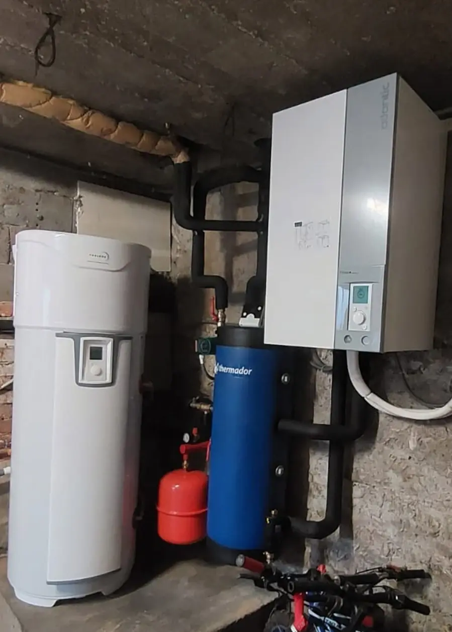 Nouvelle installation de chauffage et eau chaude après rénovation à Noisy-le-Grand